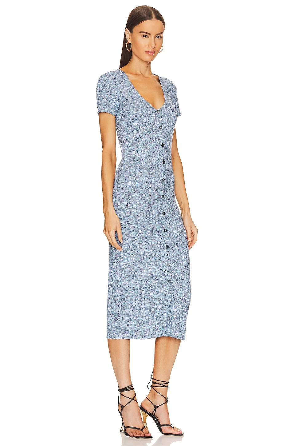 Steve Madden ROBE KNITS A LONG STORY Navy Space Dye 4 Steve Madden ROBE KNITS A LONG STORY Navy Space Dye – Image 2