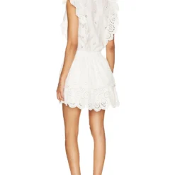 Steve Madden ROBE JAYDA Optic White 7 Steve Madden ROBE JAYDA Optic White -Pas Cher Tendricia Magasin SMAD WD77 V3