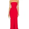 ROBE MAXI WILLA Red 2 ROBE MAXI WILLA Red -Pas Cher Tendricia Magasin SOLA WD253 V1