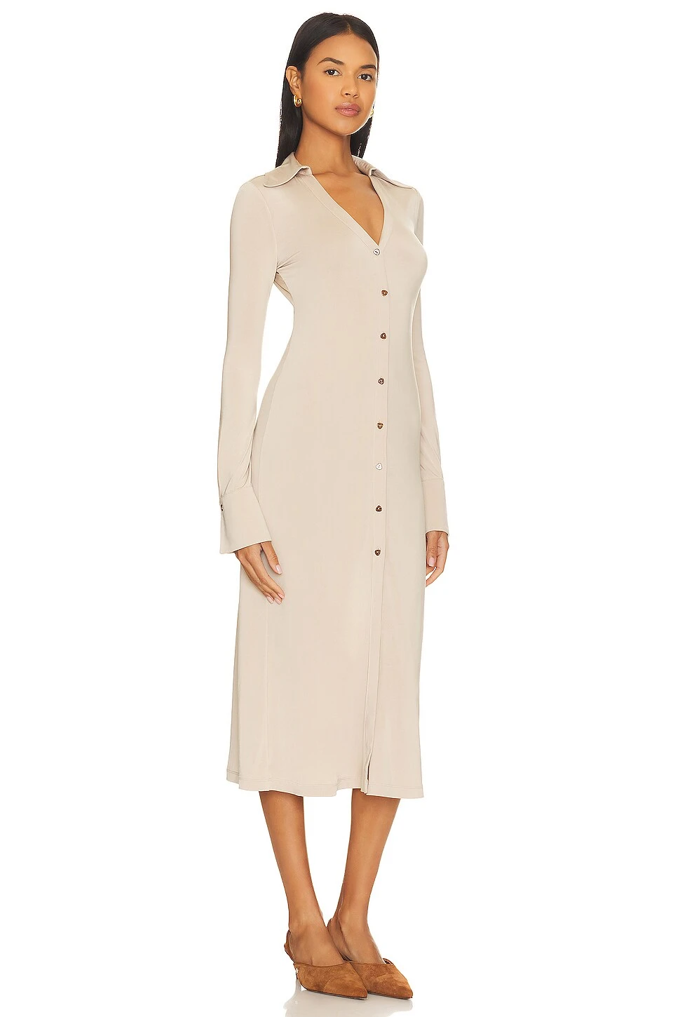 Song Of Style ROBE ELIN Taupe 4 Song Of Style ROBE ELIN Taupe – Image 2