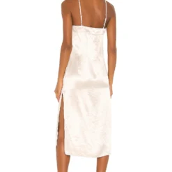 Song Of Style ROBE MI-LONGUE AUDRA Porcelain Ivory -Pas Cher Tendricia Magasin SOSR WD86 V3