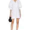 ROBE COURTE FOCUS PLEAT SMOCK White -Pas Cher Tendricia Magasin SOVR WD22 V1 1