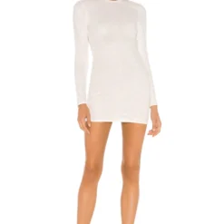 ROBE MINI À PAILLETTES EVIE White Sequin