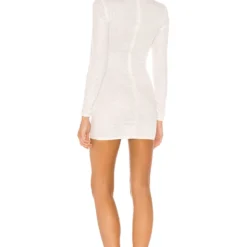 ROBE MINI À PAILLETTES EVIE White Sequin -Pas Cher Tendricia Magasin SPDW WD1181 V3