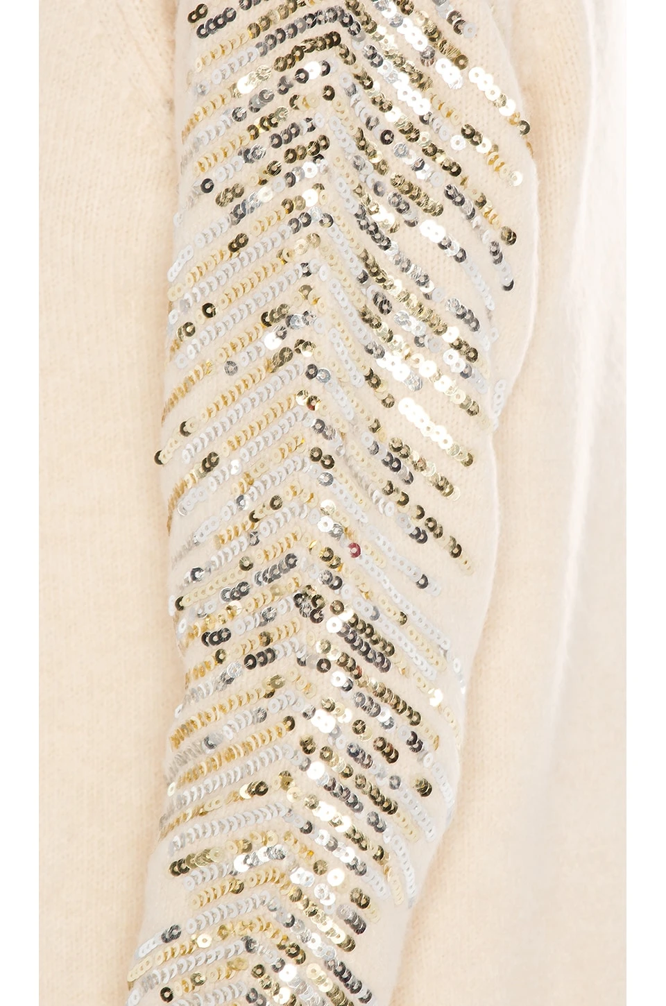 ROBE MANCHES PAILLETÉES RUDIE Ivory 6 ROBE MANCHES PAILLETÉES RUDIE Ivory – Image 4