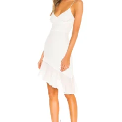 ROBE MI-LONGUE NATASHA White -Pas Cher Tendricia Magasin SPDW WD1460 V3