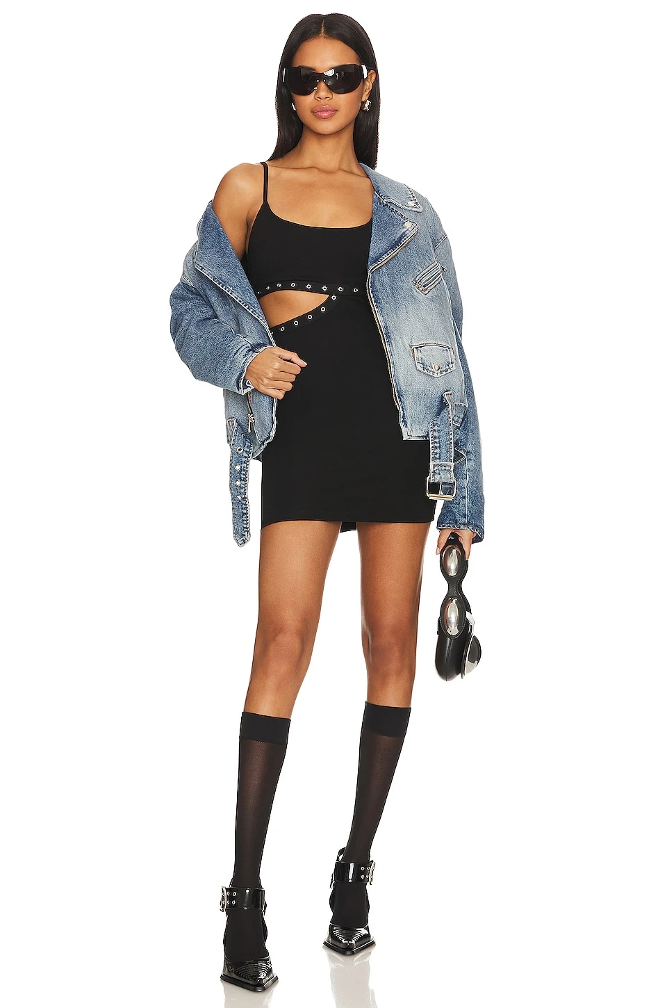 ROBE À DÉCOUPES KELLY Black 7 ROBE À DÉCOUPES KELLY Black – Image 5