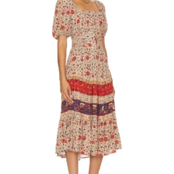 ROBE MI-LONGUE LADY UNTAMED Tea Leaf 6 ROBE MI-LONGUE LADY UNTAMED Tea Leaf -Pas Cher Tendricia Magasin SPEL WD306 V2