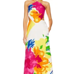 ROBE MAXI STYLE FOULARD Pretty Restless