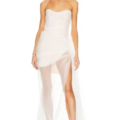 ROBE DE SOIRÉE CLEO Blanc