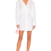 ALEXANDER WANG ROBE CROSS White -Pas Cher Tendricia Magasin TBYA WD411 V1
