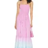 ROBE MAXI NAIA Pink Violet Aqua Ombre -Pas Cher Tendricia Magasin TIAR WD413 V1