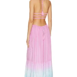 ROBE MAXI NAIA Pink Violet Aqua Ombre -Pas Cher Tendricia Magasin TIAR WD413 V3