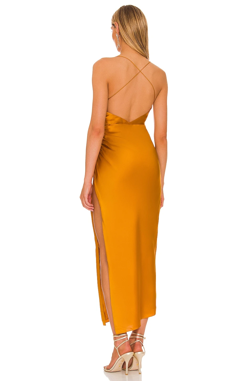 ROBE STRAPPY Turmeric 5 ROBE STRAPPY Turmeric – Image 3