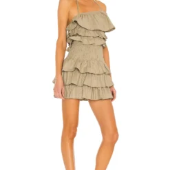 ROBE RORY Sage Green -Pas Cher Tendricia Magasin TULA WD1161 V2