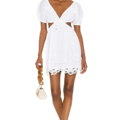 ROBE COURTE COLLEEN White