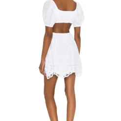 ROBE COURTE COLLEEN White -Pas Cher Tendricia Magasin TULA WD1174 V3