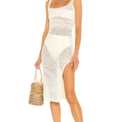ROBE MI-LONGUE NICO Ivory