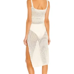 ROBE MI-LONGUE NICO Ivory -Pas Cher Tendricia Magasin TULA WD1176 V3