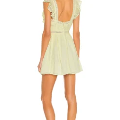 ROBE COURTE PARKER Light Yellow -Pas Cher Tendricia Magasin TULA WD1186 V3