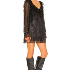 ROBE SABINE Black -Pas Cher Tendricia Magasin TULA WD1248 V2