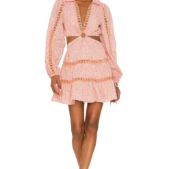 ROBE COURTE CELINA Peach Whip