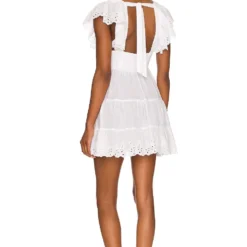 ROBE TRIXIE White 7 ROBE TRIXIE White -Pas Cher Tendricia Magasin TULA WD1326 V3