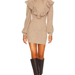 ROBE PULL DELLA Camel