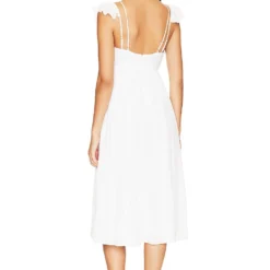 ROBE KATRINA White -Pas Cher Tendricia Magasin TULA WD1444 V3