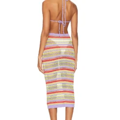 ROBE ELIDIA Summer Multi Stripe -Pas Cher Tendricia Magasin TULA WD1467 V3