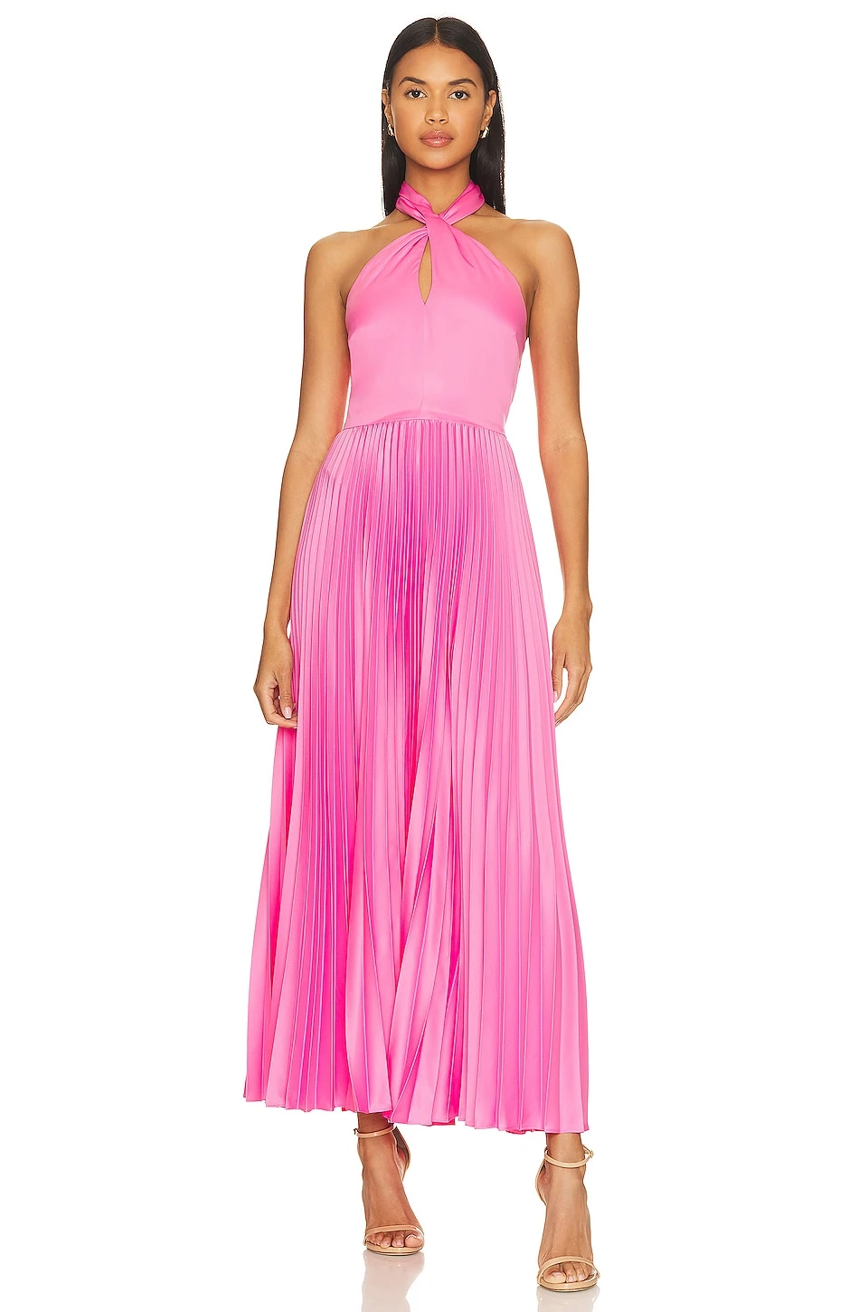 ROBE MI-LONGUE KALEB Watermelon Sour 3 ROBE MI-LONGUE KALEB Watermelon Sour