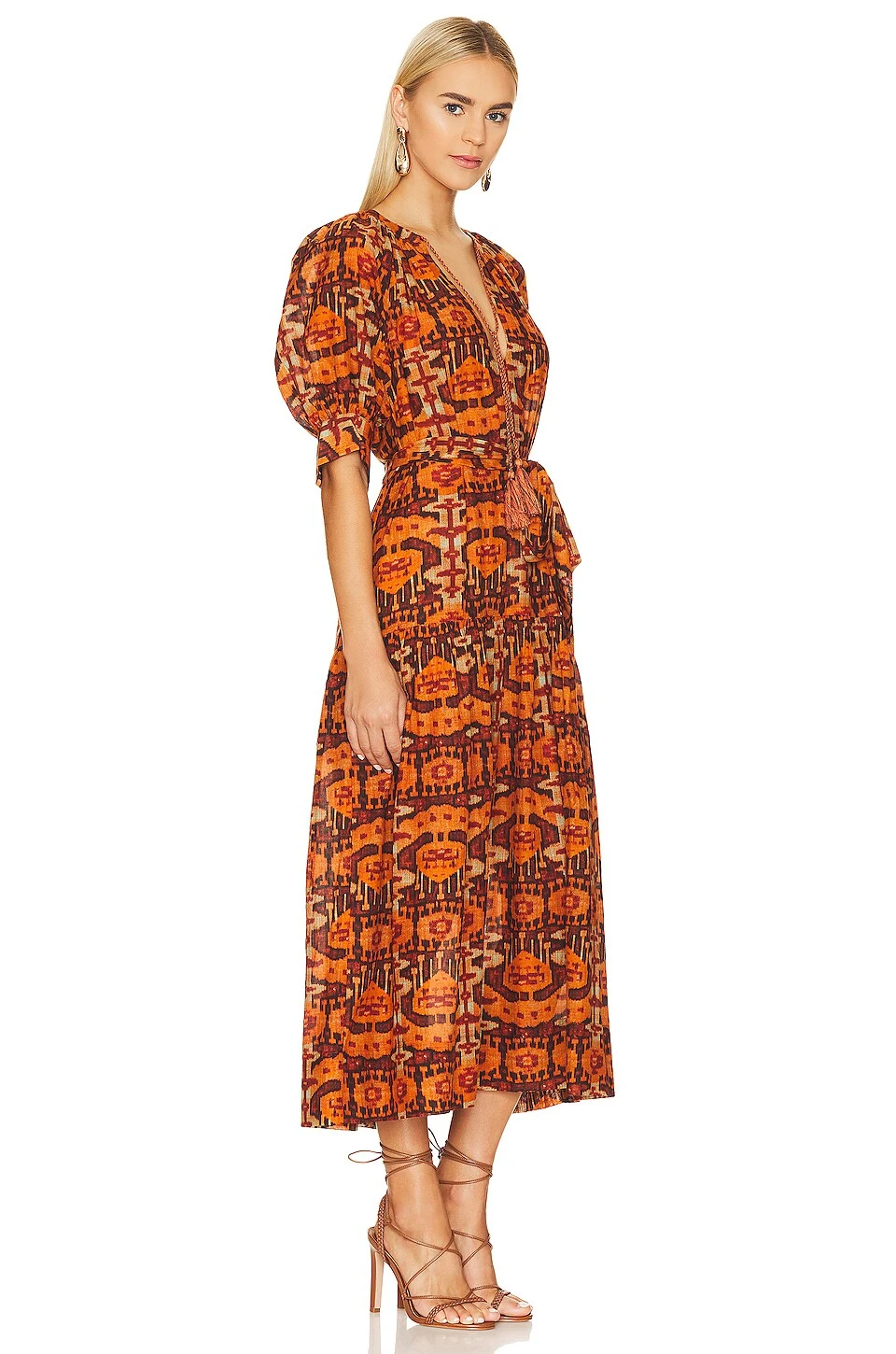 ULLA JOHNSON ROBE DE PLAGE SELENA Oak 4 ULLA JOHNSON ROBE DE PLAGE SELENA Oak – Image 2