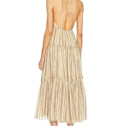 ULLA JOHNSON ROBE GIULIETTA Positano -Pas Cher Tendricia Magasin ULLA WD418 V3