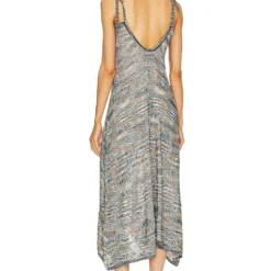 ULLA JOHNSON ROBE ANOUK Azurite -Pas Cher Tendricia Magasin ULLA WD422 V3