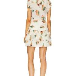 ULLA JOHNSON ROBE ZINA Aurora -Pas Cher Tendricia Magasin ULLA WD432 V3