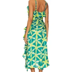 ULLA JOHNSON ROBE ZOYA Citrine 7 ULLA JOHNSON ROBE ZOYA Citrine -Pas Cher Tendricia Magasin ULLA WD444 V3