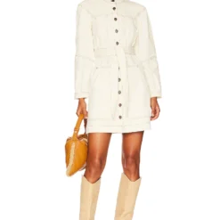 Veronica Beard ROBE BASIA Ecru