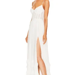 ROBE DE SOIRÉE CARMEN White -Pas Cher Tendricia Magasin VCHP WD100 V3