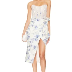 ROBE NICOLA Peach Tapestry -Pas Cher Tendricia Magasin VCHP WD103 V1