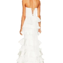 ROBE DE SOIRÉE MILANO White Crinkle Brocade 8 ROBE DE SOIRÉE MILANO White Crinkle Brocade -Pas Cher Tendricia Magasin VCHP WD99 V3