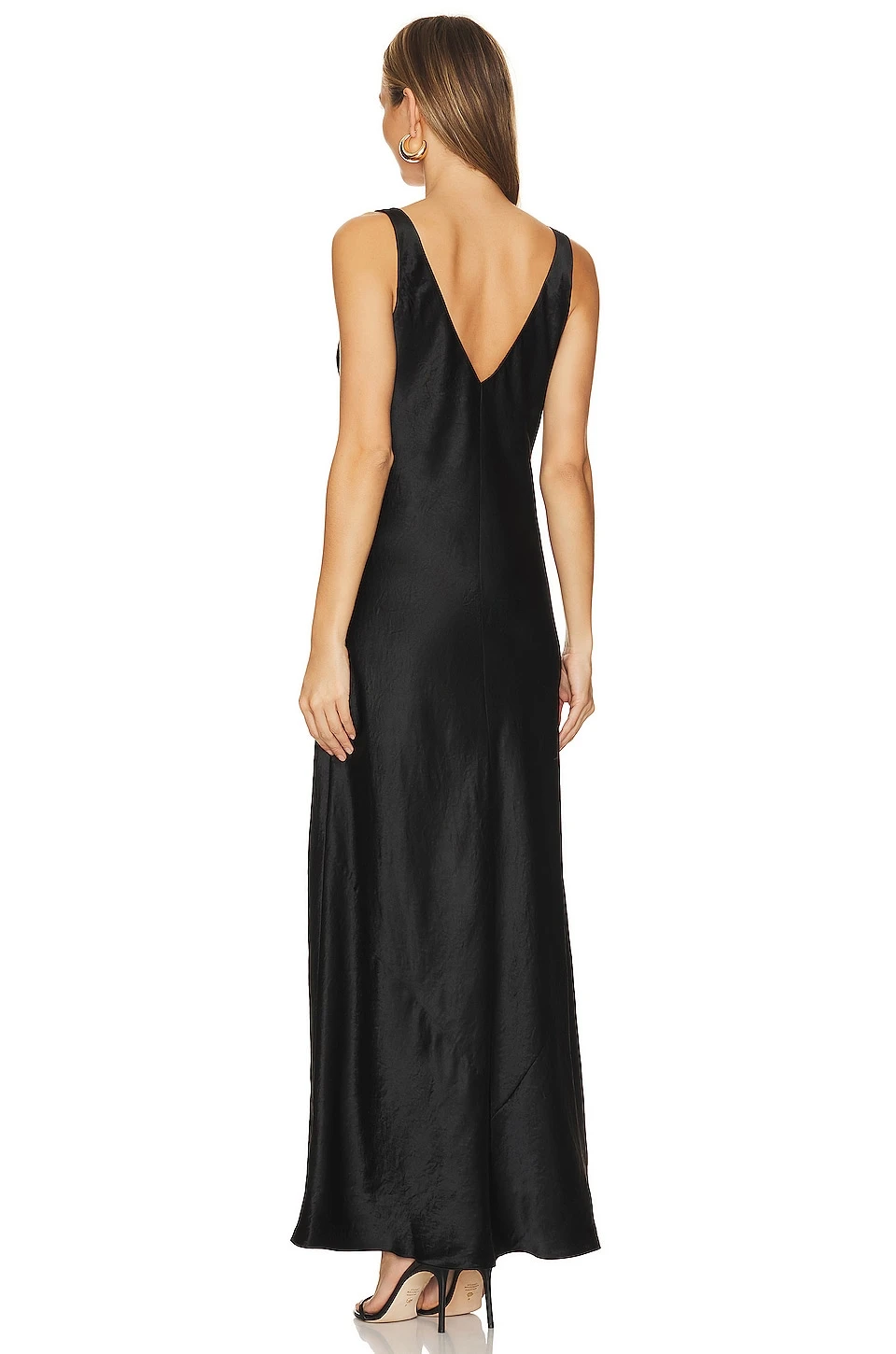 Vince ROBE V-NECK Black 5 Vince ROBE V-NECK Black – Image 3