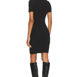 Versace Jeans Couture ROBE MIDI FORME PRÈS DU CORPS Black 8 Versace Jeans Couture ROBE MIDI FORME PRÈS DU CORPS Black -Pas Cher Tendricia Magasin VJEA WD28 V3