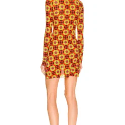 ROBE COURTE V NECK LACE UP Black Multi -Pas Cher Tendricia Magasin WWWR WD40 V3