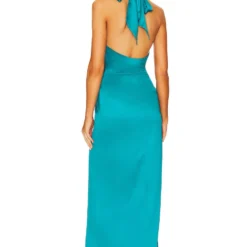 ROBE MAXI WUNMI Blue -Pas Cher Tendricia Magasin YAUR WD38 V3