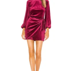 ROBE COURTE TIE ME Wine -Pas Cher Tendricia Magasin YUMI WD396 V4