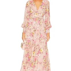 ROBE MAXI FRIDA New Day Blush -Pas Cher Tendricia Magasin YUMI WD542 V1 1