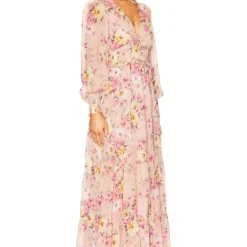 ROBE MAXI FRIDA New Day Blush -Pas Cher Tendricia Magasin YUMI WD542 V2