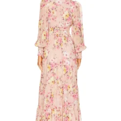 ROBE MAXI FRIDA New Day Blush -Pas Cher Tendricia Magasin YUMI WD542 V3