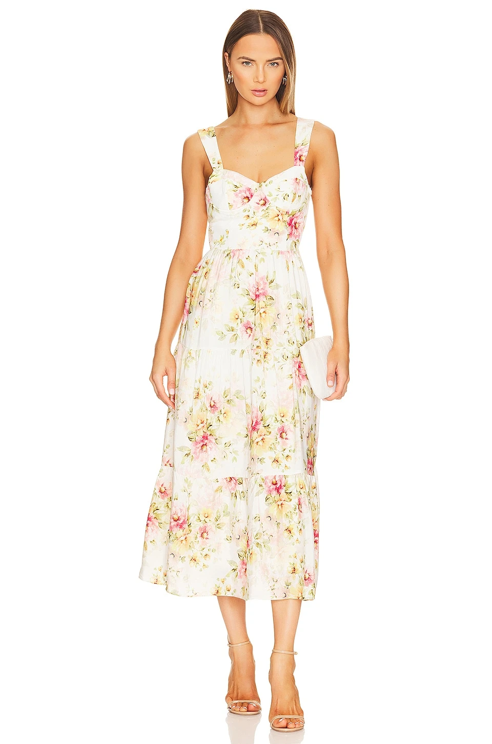 ROBE MAXI CORSET MONIQUE Shining Light Blue 6 ROBE MAXI CORSET MONIQUE Shining Light Blue – Image 4