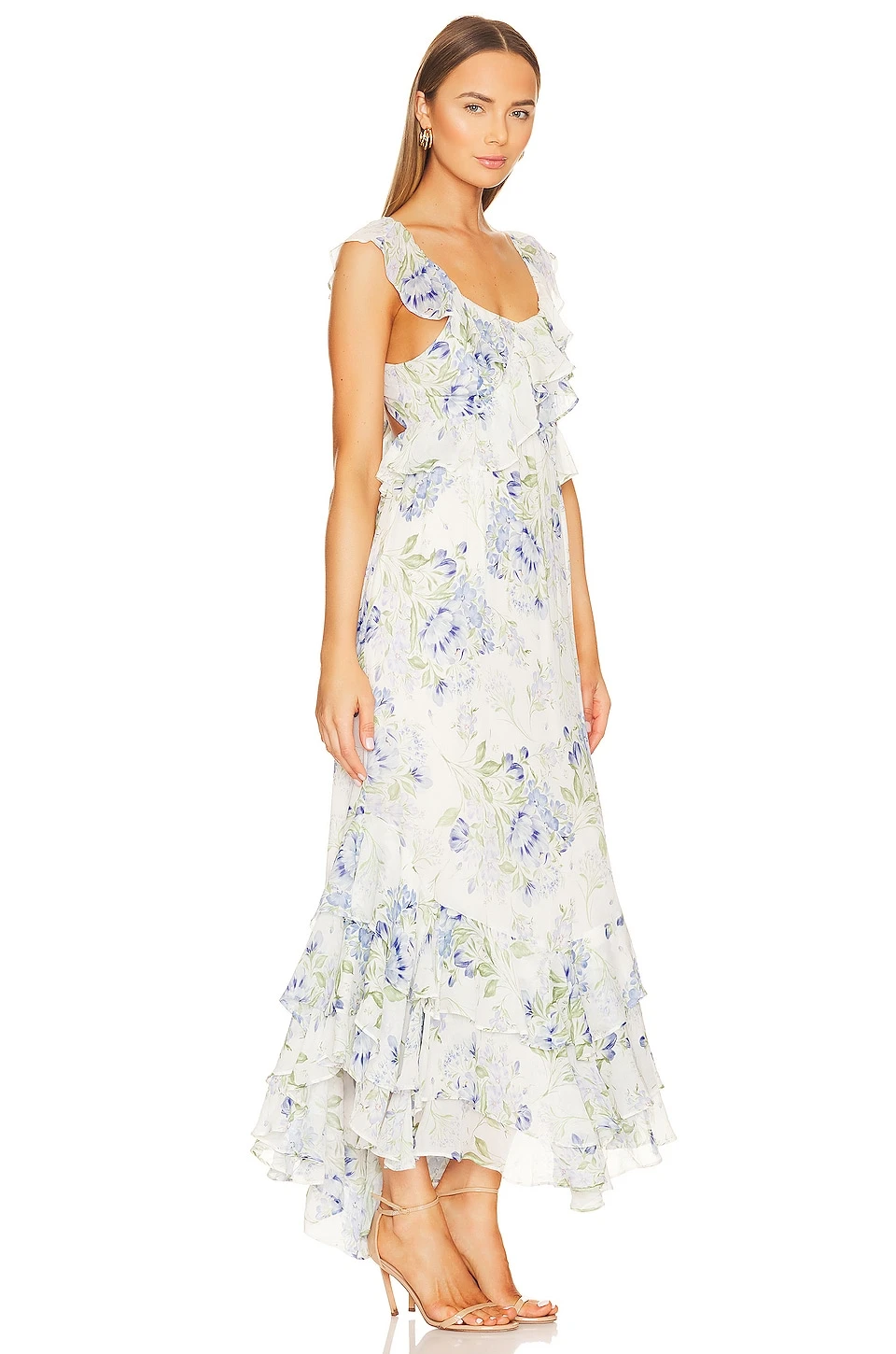 ROBE MI-LONGUE MARZENA Serenity Ivory 4 ROBE MI-LONGUE MARZENA Serenity Ivory – Image 2